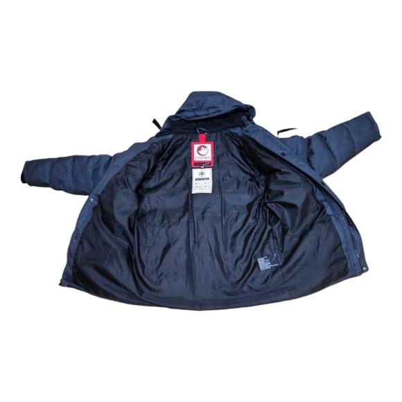 CANADA WEATHER GEAR Men's Hooded Parka Blue M - Picture 6 of 8